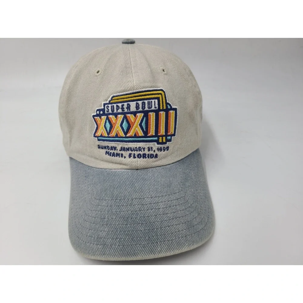 Vintage Super Bowl XXXIII Strapback (Fits Small) Hat Cap Denver‎ Broncos 90s NFL